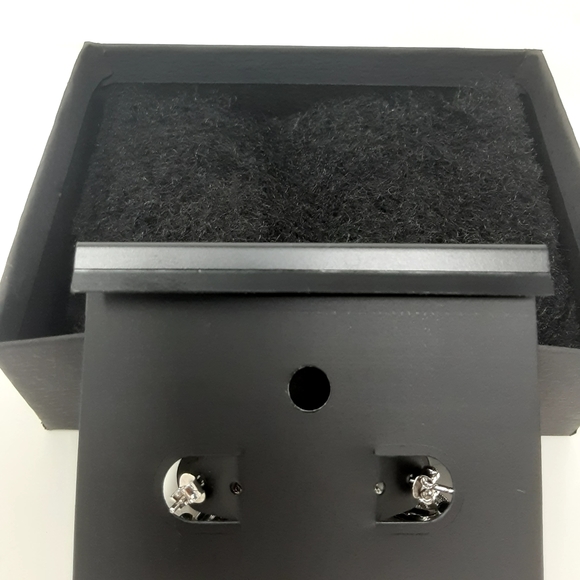 Coach Pave Bow Huggie Earrings - Picture 5 of 5